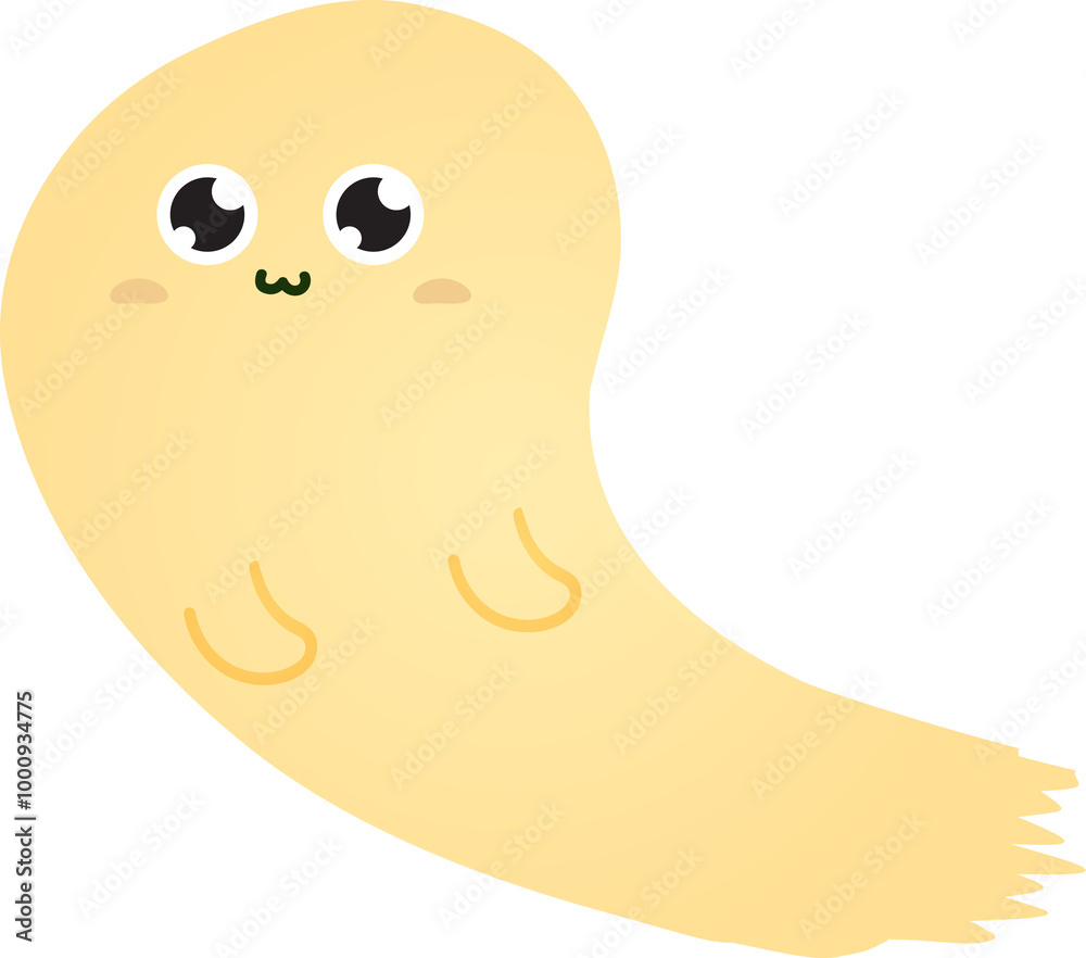 cute ghost cartoon , halloween