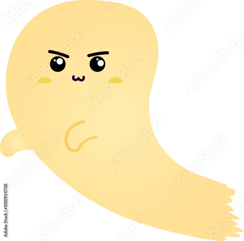 cute ghost cartoon , halloween