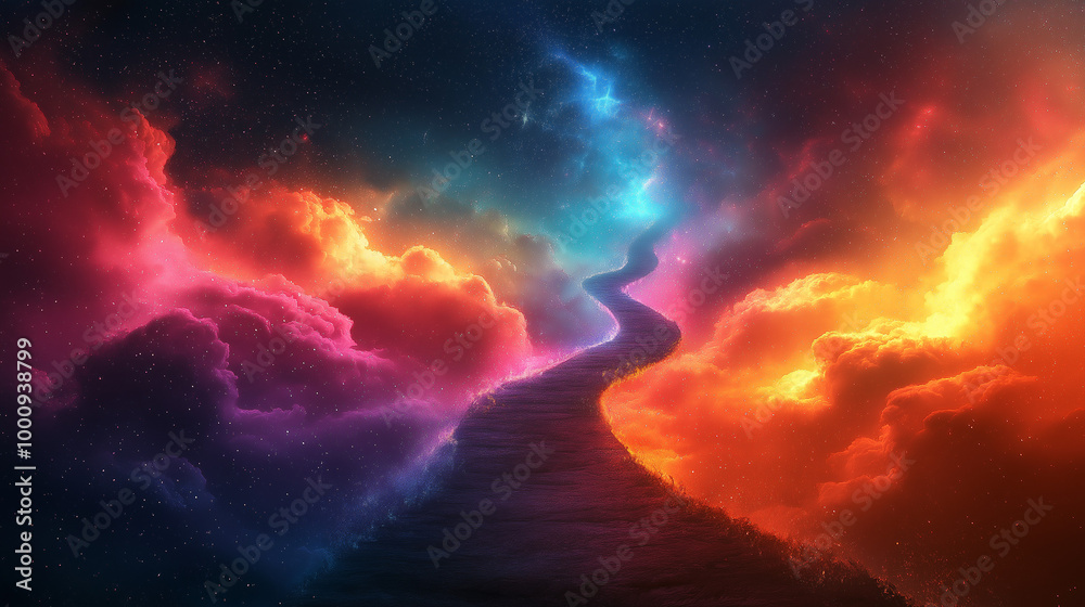 Cosmic River of Fire and Ice Cosmic River of Fire and Ice