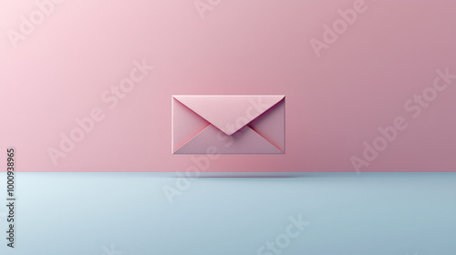 Simple email with headline message and calltoaction button photo