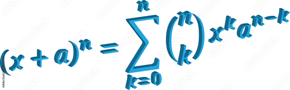 x + a square n equation 3d sky blue color isolated on transparent white background x + a square n equation 3d sky blue color isolated on transparent white background