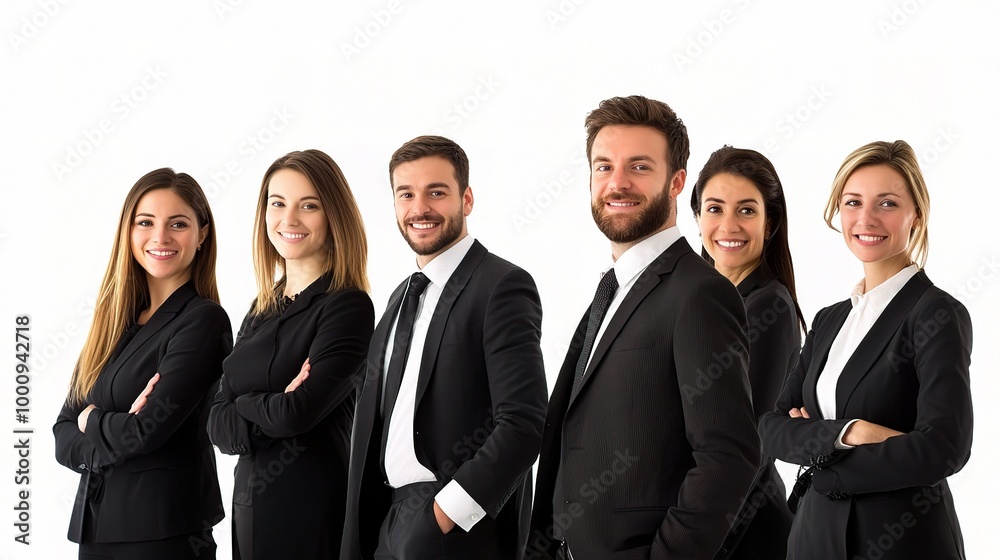 Professional Group Portrait in Business Attire Professional Group Portrait in Business Attire