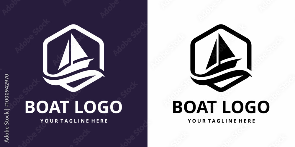 Sailing Ship Graphic Icon Vector Logo Sailing Ship Graphic Icon Vector Logo