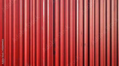 seamless striped texture red metal panel wall background