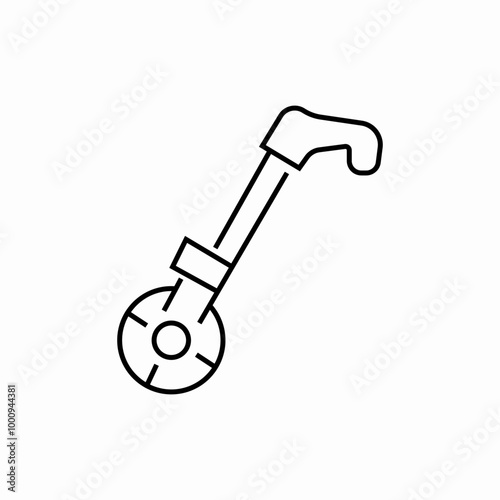 wheel meticulous icon sign vector