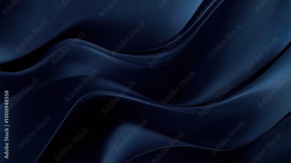 Obraz premium Elegant Dark Fabric Texture with Flowing Patterns
