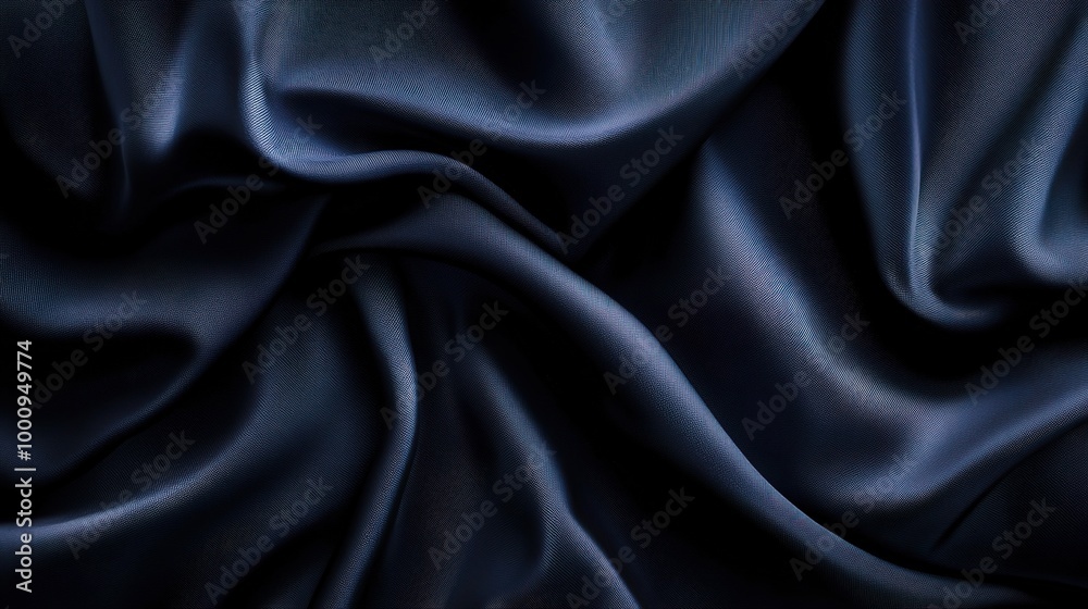 Obraz premium Smooth Dark Fabric Texture Background