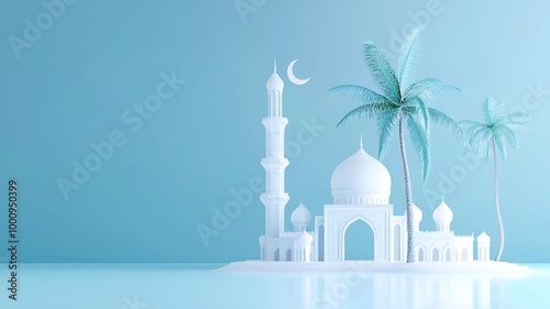 mosque Eid ul adha islamic background photo