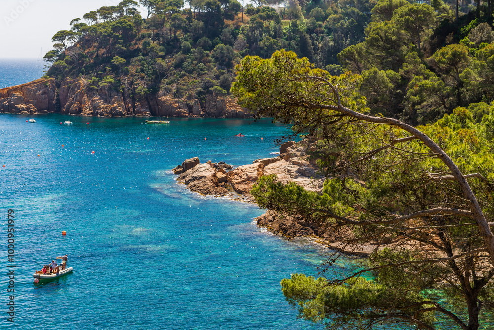 Obraz premium Cala de Aiguablava, Begur, Catalonia, Spain