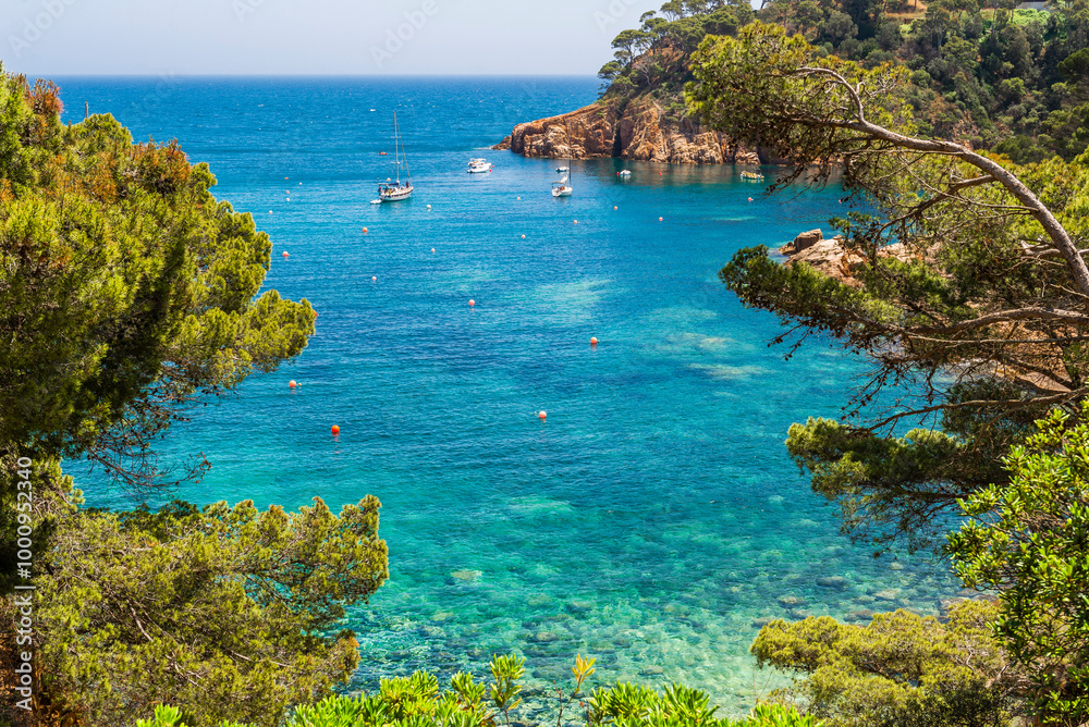Fototapeta premium Cala de Aiguablava, Begur, Catalonia, Spain