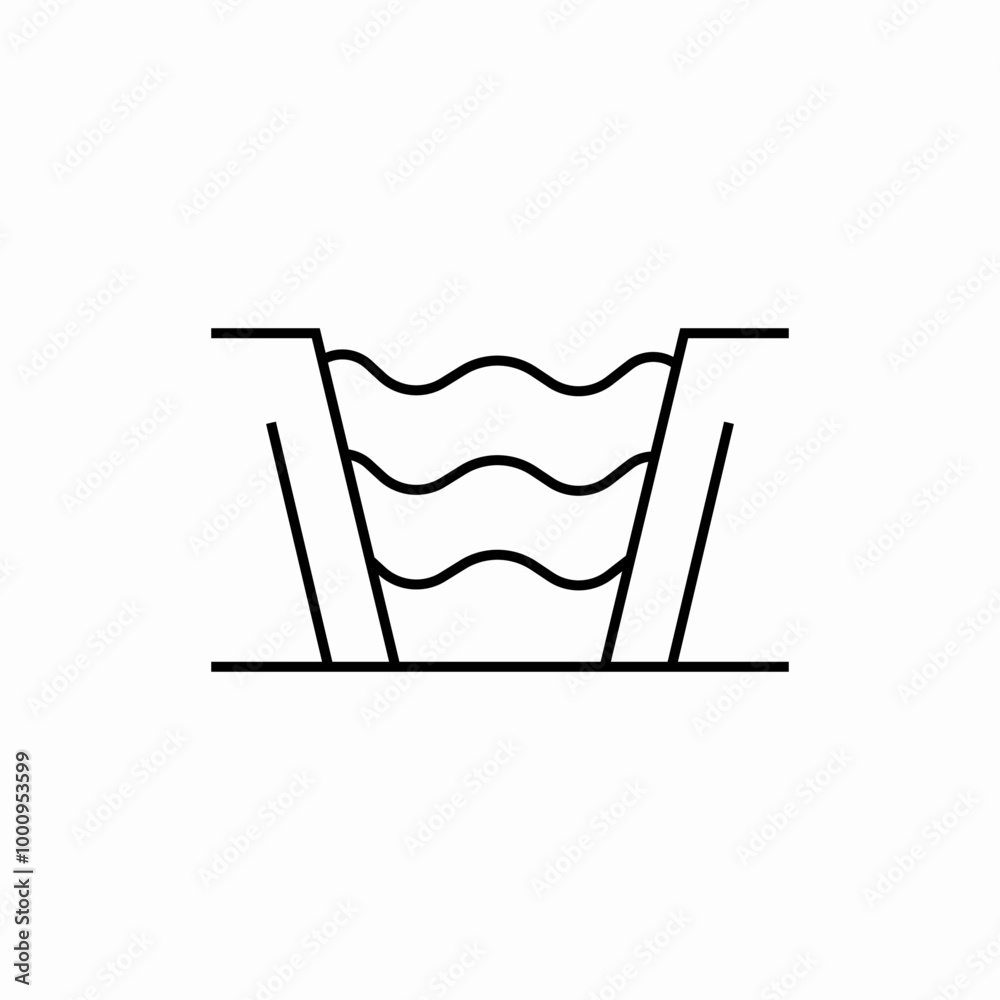 wash board icon sign vector wash board icon sign vector