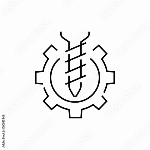 engineer screwdriver icon sign vector