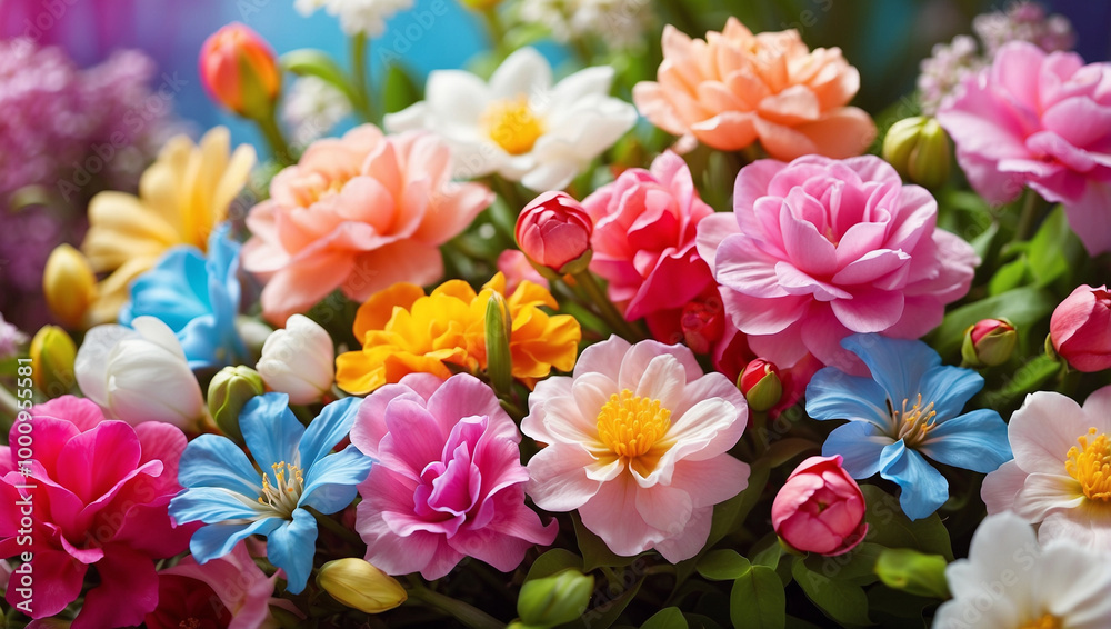 Fototapeta premium Bright Spring Flowers