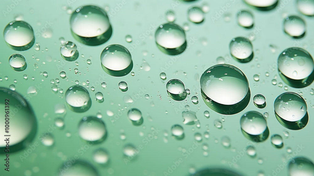 Water Droplets on Vibrant Surface. Rain Droplets, Crisp Dew Background. Clear water drops. Aqua Wallpaper Water Droplets on Vibrant Surface. Rain Droplets, Crisp Dew Background. Clear water drops. Aqua Wallpaper