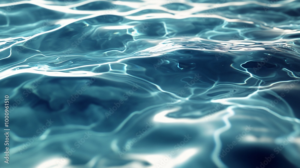 Abstract water surface with ripples and sunlight reflections. Abstract water surface with ripples and sunlight reflections.
