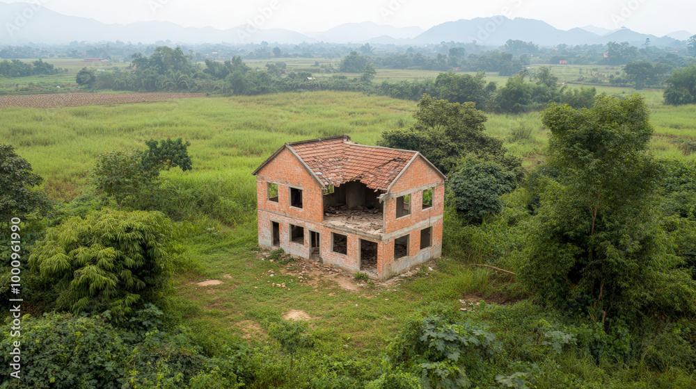 Vietnamese villagers quietly rebuild a war-torn home, with GIs offering silent aid. The resilience and mutual help in the aftermath of conflict are at the heart of this scene Vietnamese villagers quietly rebuild a war-torn home, with GIs offering silent aid. The resilience and mutual help in the aftermath of conflict are at the heart of this scene