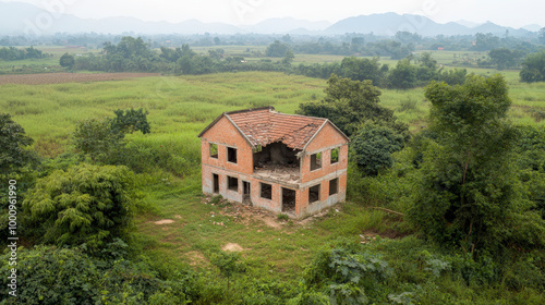 Vietnamese villagers quietly rebuild a war-torn home, with GIs offering silent aid. The resilience and mutual help in the aftermath of conflict are at the heart of this scene