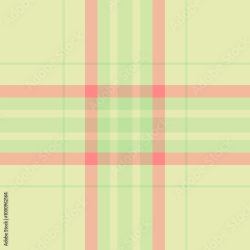 Argyle seamless textile pattern, refresh vector fabric plaid. Infant texture background check tartan in light and orange colors.