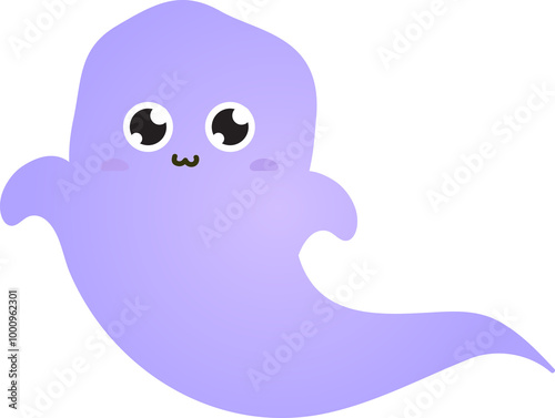 cute ghost cartoon , halloween