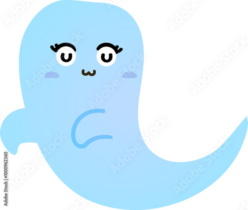 cute ghost cartoon , halloween