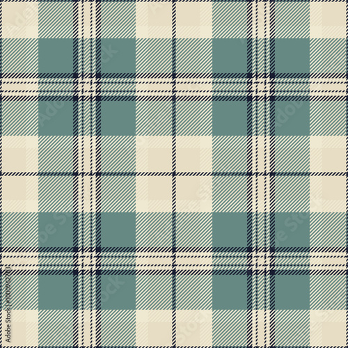 Multi tartan vector plaid, daisy pattern texture textile. Womens fashion seamless fabric check background in light and pastel colors.