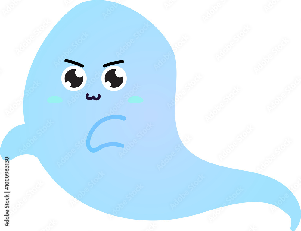 cute ghost cartoon , halloween