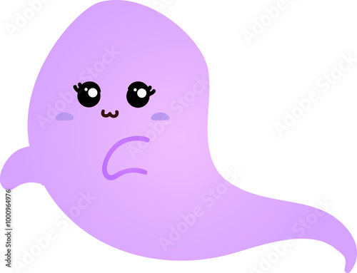 cute ghost cartoon , halloween