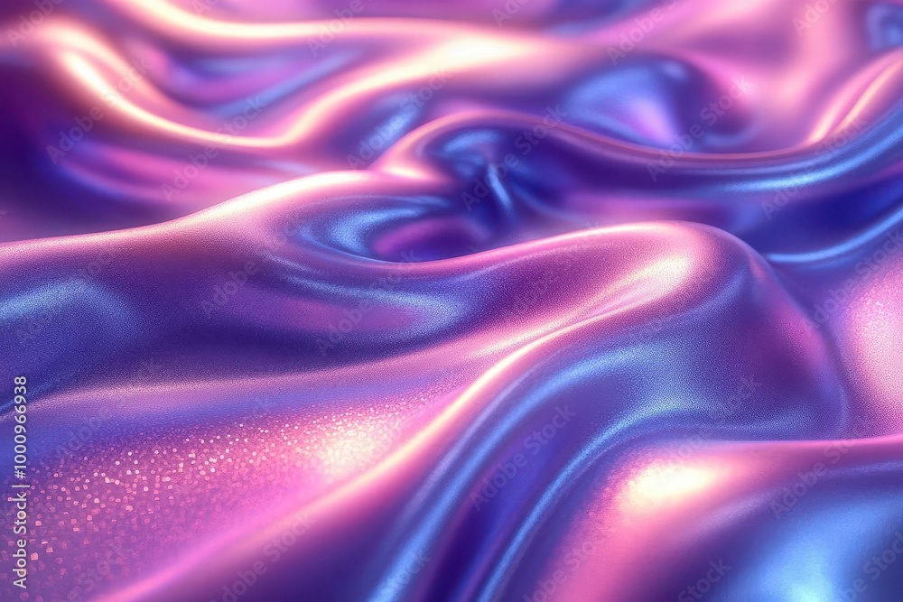 an abstract metallic liquid background glowing in neon hues featuring a wavy holographic texture that shifts between blue and purple shades creating a mesmerizing effect an abstract metallic liquid background glowing in neon hues featuring a wavy holographic texture that shifts between blue and purple shades creating a mesmerizing effect