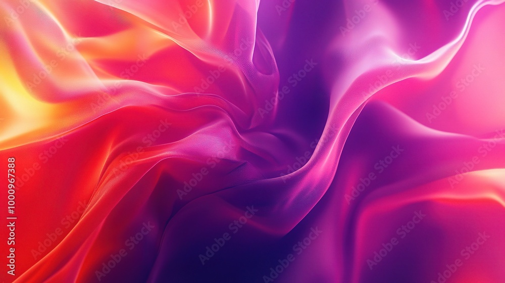 Fototapeta premium Abstract Colorful Waves in Soft Textures