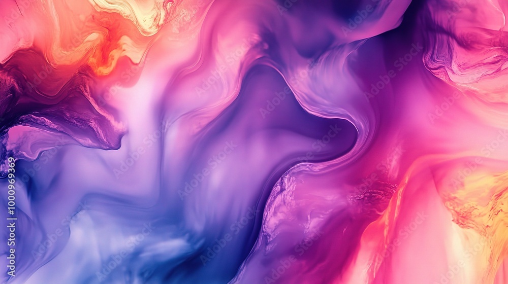 Fototapeta premium Abstract Colorful Fluid Background for Creative Design