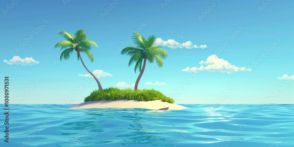 Obraz premium Tropical Paradise Island