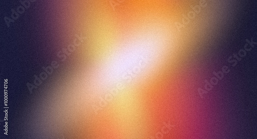 Elegant pink purple orange to blue gradient grainy texture background, ideal for enhancing any project