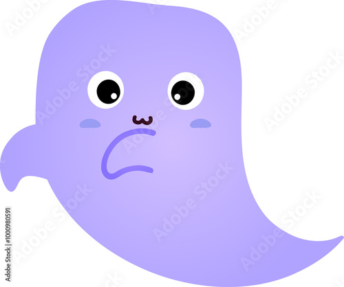 cute ghost cartoon , halloween