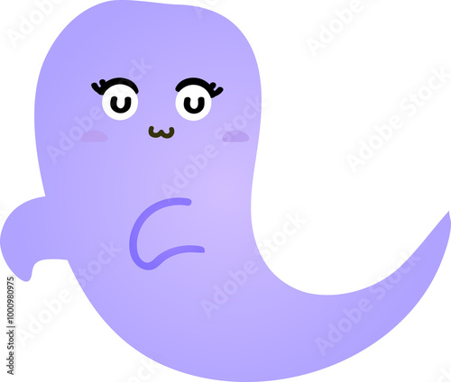 cute ghost cartoon , halloween