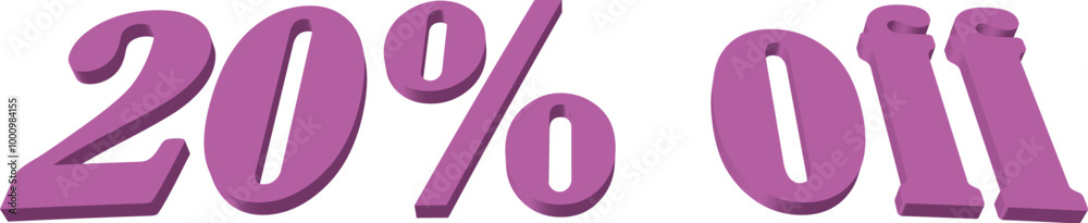 20% OFF TYPOGRAPHY 20% OFF TYPOGRAPHY