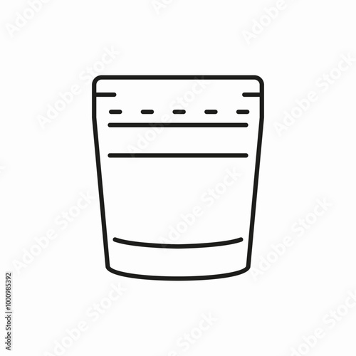 water glass drink  icon sign vector