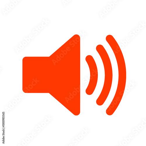red  speaker icon illustration  png