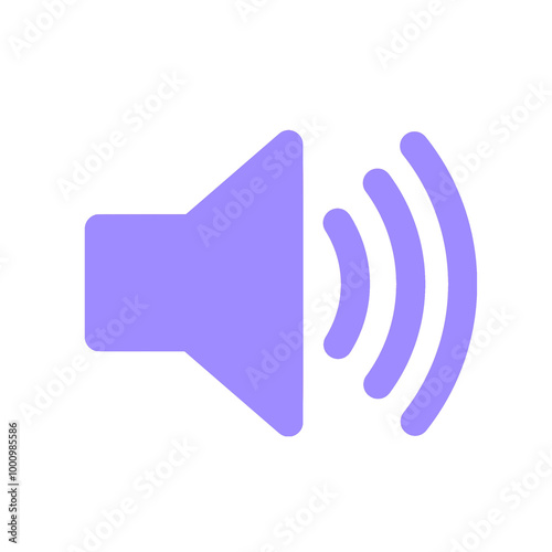 purple speaker icon illustration  png