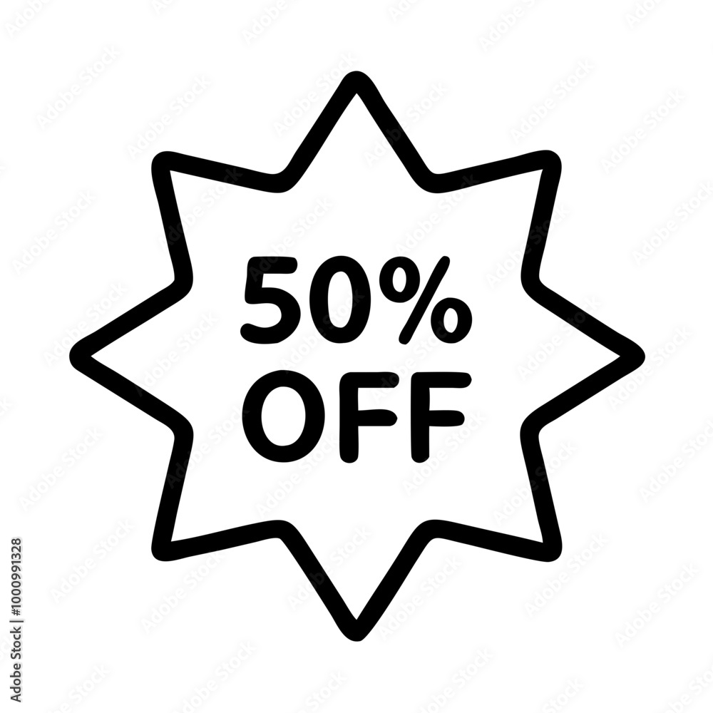 Discount badge icon with Discount badge icon with