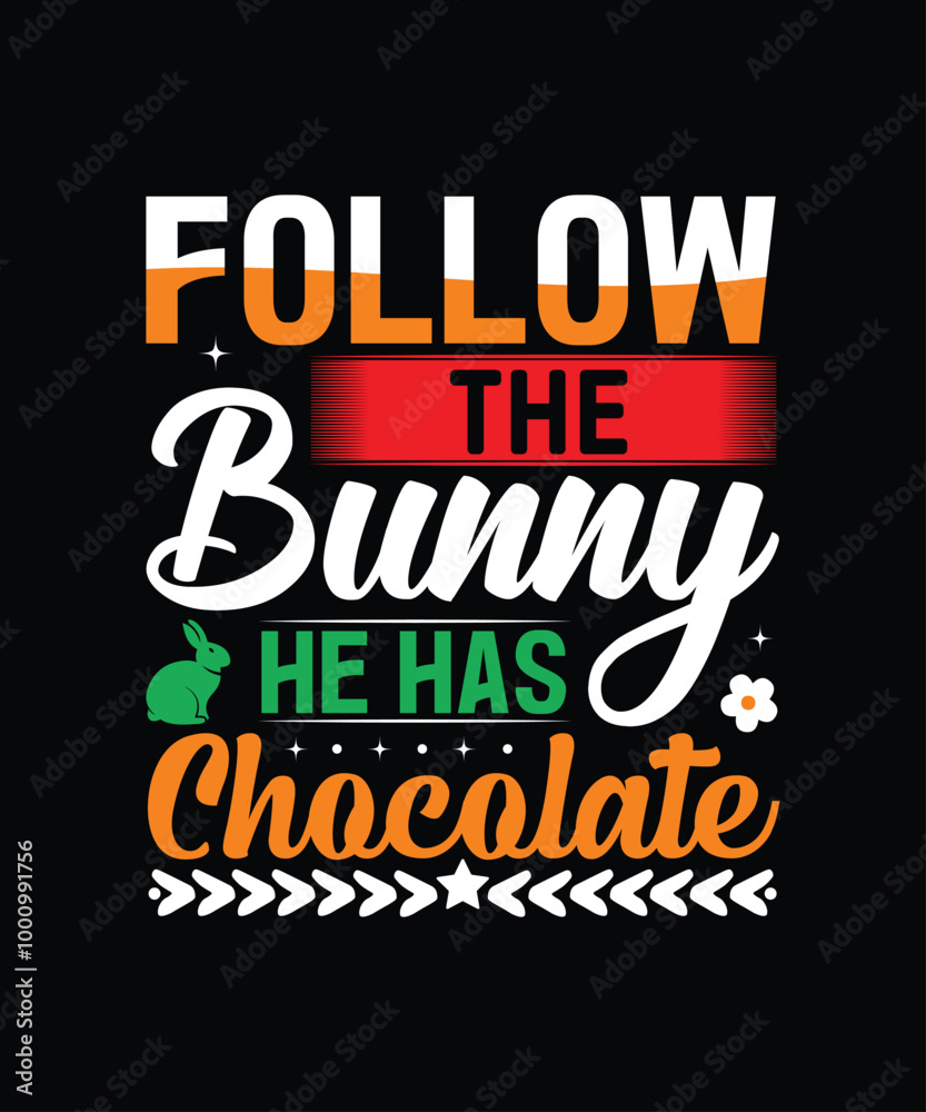 Obraz premium Easter t-shirt design