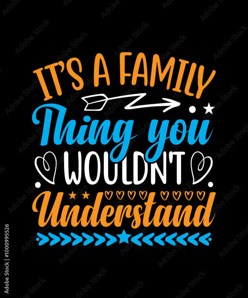 Obraz premium Family t-shirt design