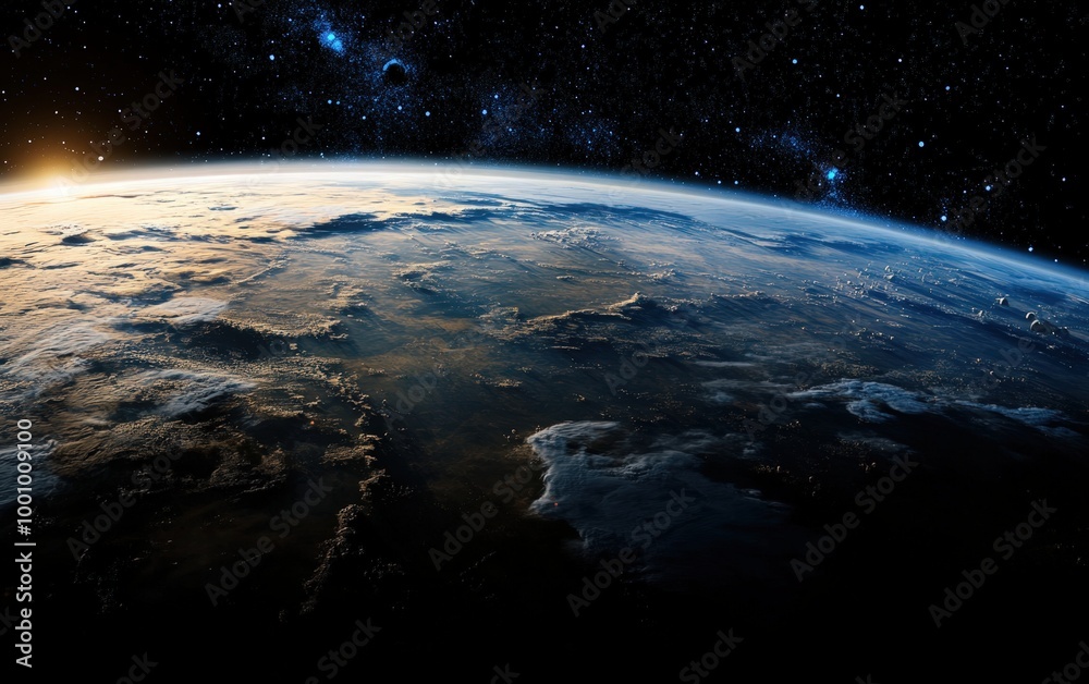Fototapeta premium Stunning view of the earth from space