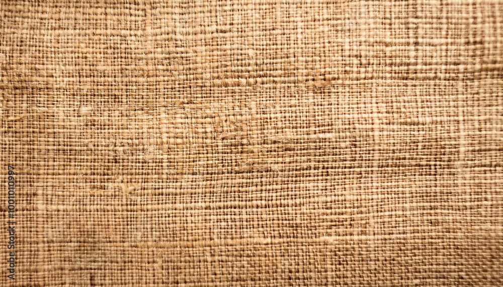 Jute hessian sackcloth canvas sack cloth woven texture pattern background in yellow beige cream brown color Jute hessian sackcloth canvas sack cloth woven texture pattern background in yellow beige cream brown color