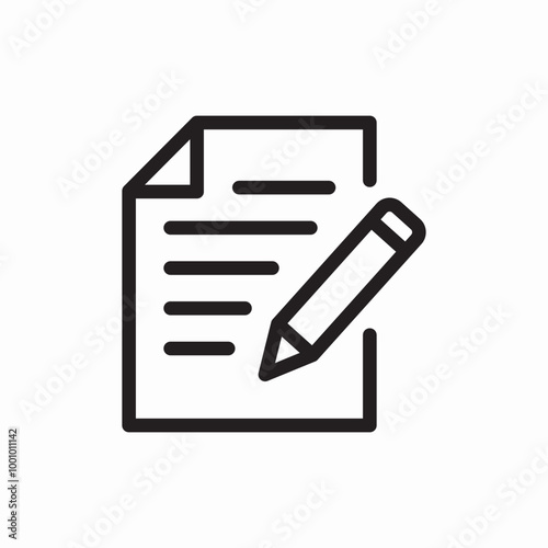 new file writing text icon sign vector