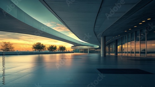 building at night