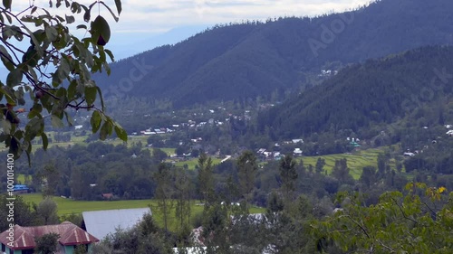 Kupwara and doodpathri Budgam kashmir looks same beautiful and attractive destination wast rangeland and green fields Clip 101 photo