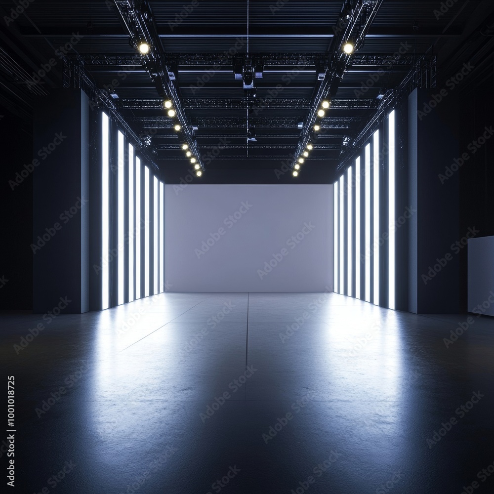 Fototapeta premium 3d render of a hall