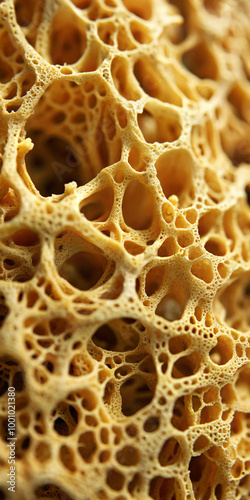 close up of a coraltexture, pattern, sponge, macro, yellow, nature, brown, stone, skin, food, holes, surface, natural, textured, rock, animal, closeup, close-up, material, backgrounds, honeycomb, desi photo