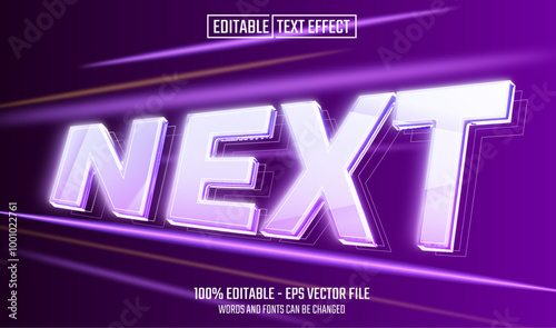 next editable text effect
