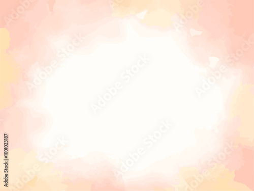優しいピンクの水彩テクスチャ背景イラスト